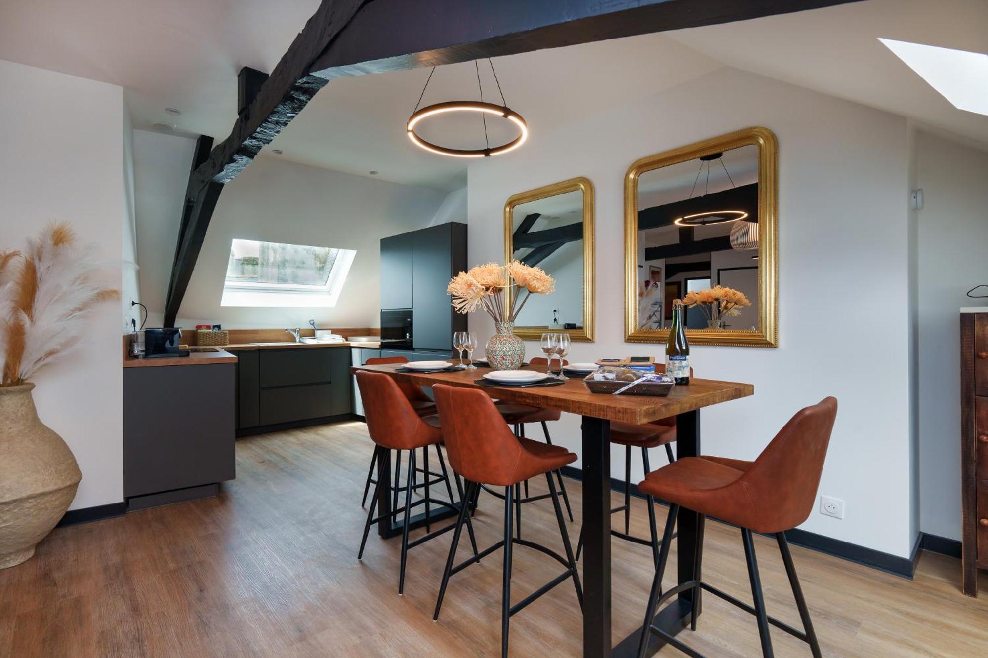 Apartamento Dans Les Airs Quimper Exterior foto